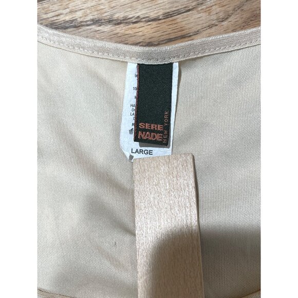 Vtg Y2K Serenade New York Lace Blouse Womens L Brown Sunflower Leopard Print - Picture 5 of 8